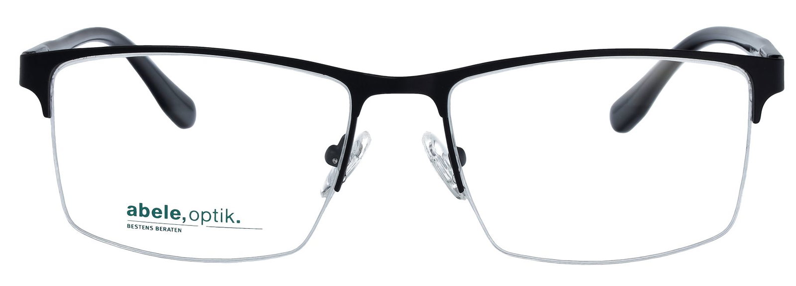 zu sehen ist die Korrektionsbrille 152841 von Abele Optik in der Farbe Schwarz.